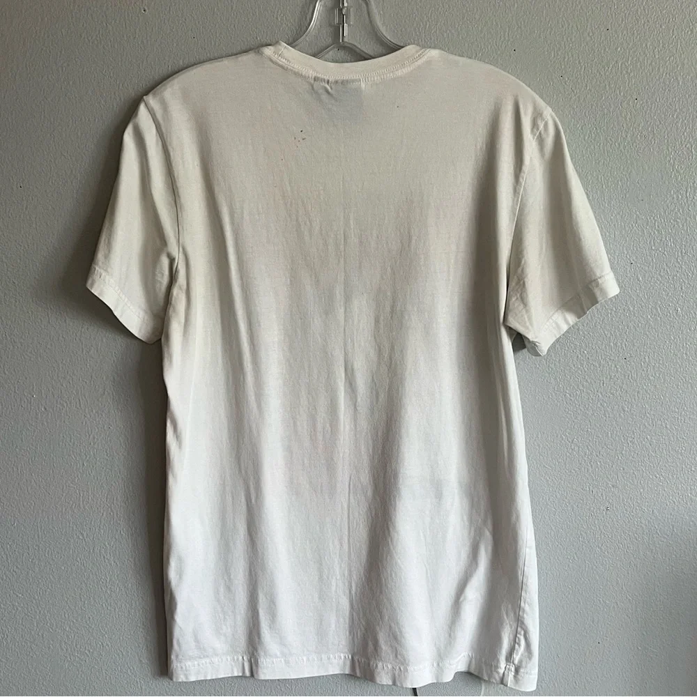 Adidas Originals Men’s Medium Big Logo Samba White T Shirt - Picture 3 of 6